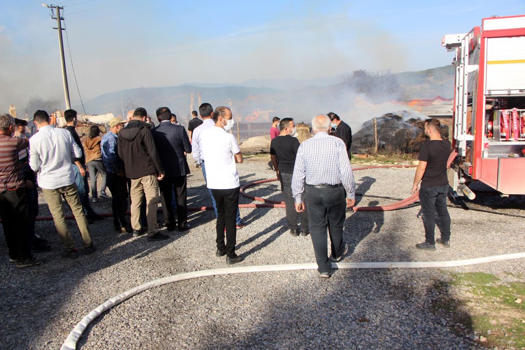 Kuzfındık Köyü yandı
