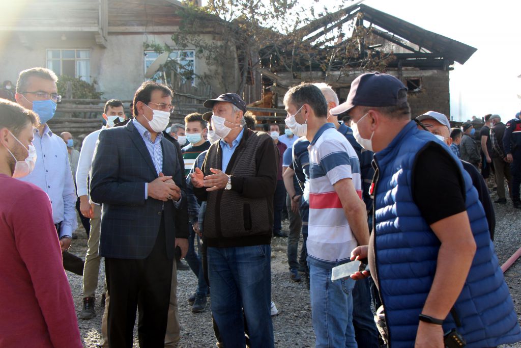 Kuzfındık Köyü yandı