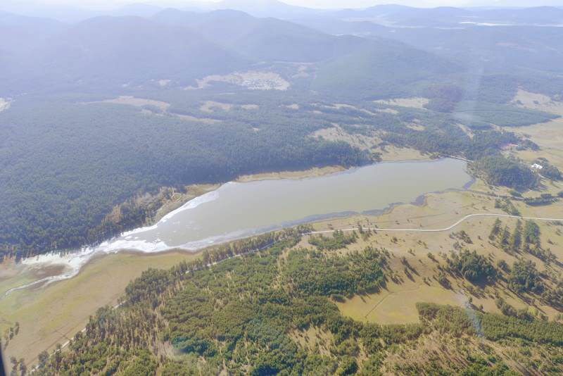 Turizm Bakanı Ersoy Bolu'yu havadan inceledi