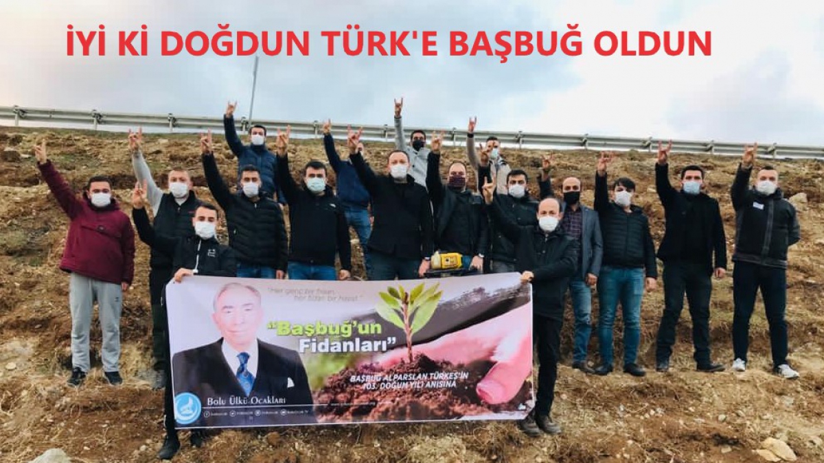 Başbuğ'un fidanları toprakla  buluştu