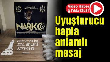 Uyuşturucu hapla anlamlı mesaj