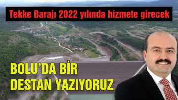 FATİH METİN; "BOLU'DA BİR DESTAN YAZIYORUZ'