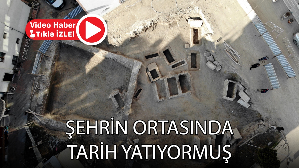 Şehrin ortasında tarih yatıyormuş
