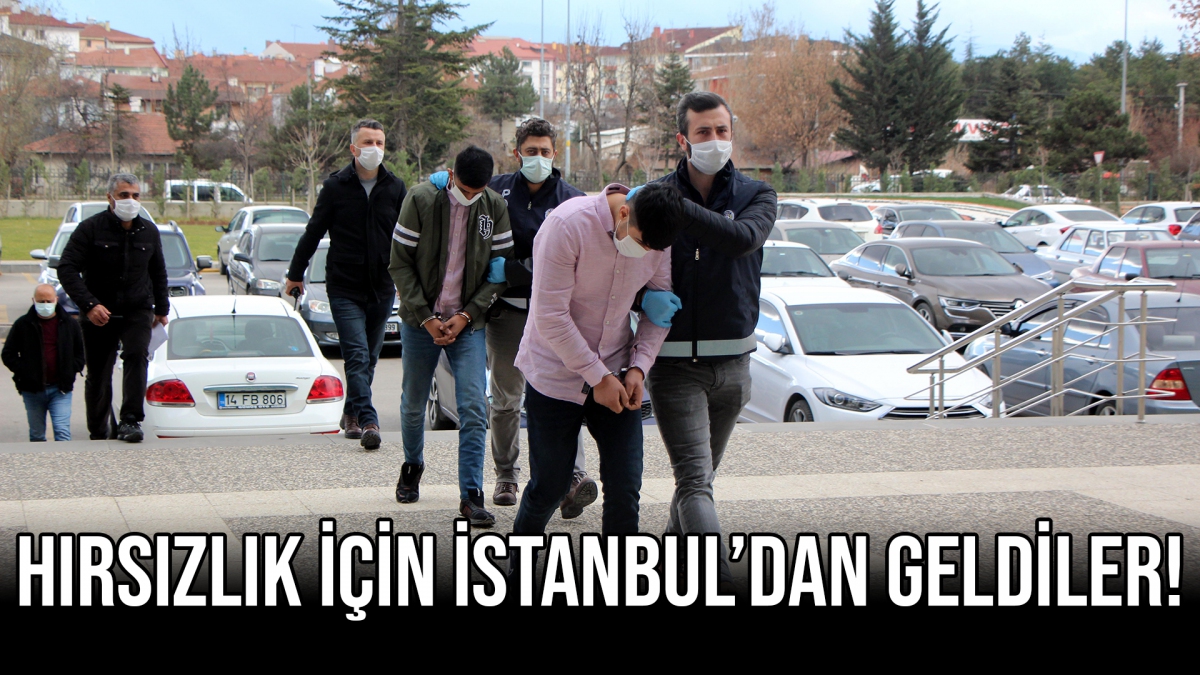 İstanbul'dan gelip Bolu'da telefon bayisini soydular