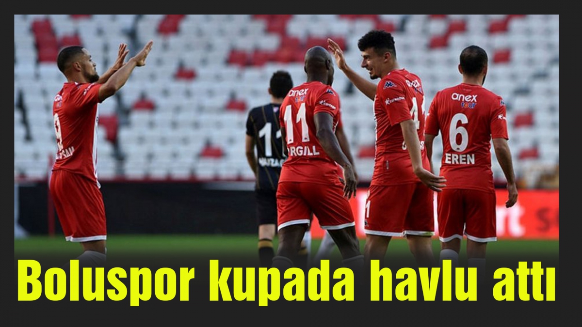 Boluspor kupada havlu attı