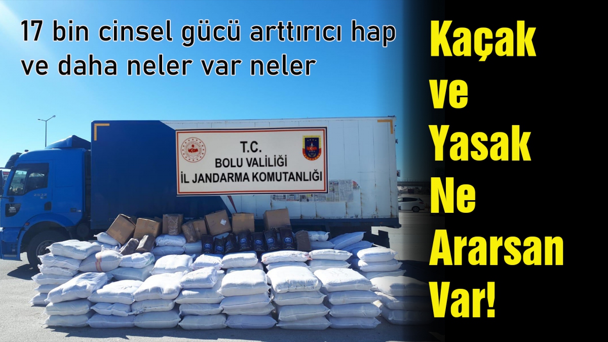 Kargo kamyonundan kaçak ne varsa çıktı