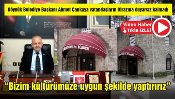 "Tenteyi bizim kültürümüze uygun şekilde yaptırırız"