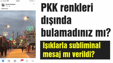 Işıklarla subliminal mesaj mı verildi?