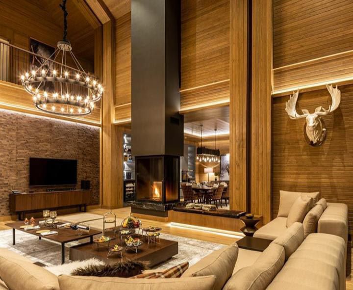 Kartalkaya'da lüks dağ evlerinde gecelik konaklama 80 bin TL