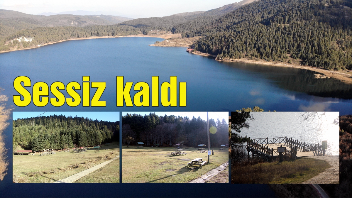 Abant Tabiat Parkı boş kaldı