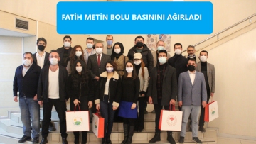 FATİH METİN BOLU BASININI AĞIRLADI