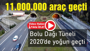 11 milyon araç geçti