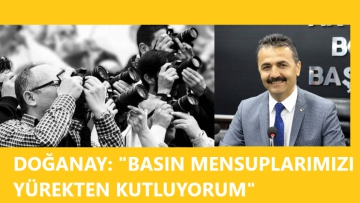 AK Parti Bolu İl Başkanı Nurettin Doğanay'dan 10 Ocak mesajı