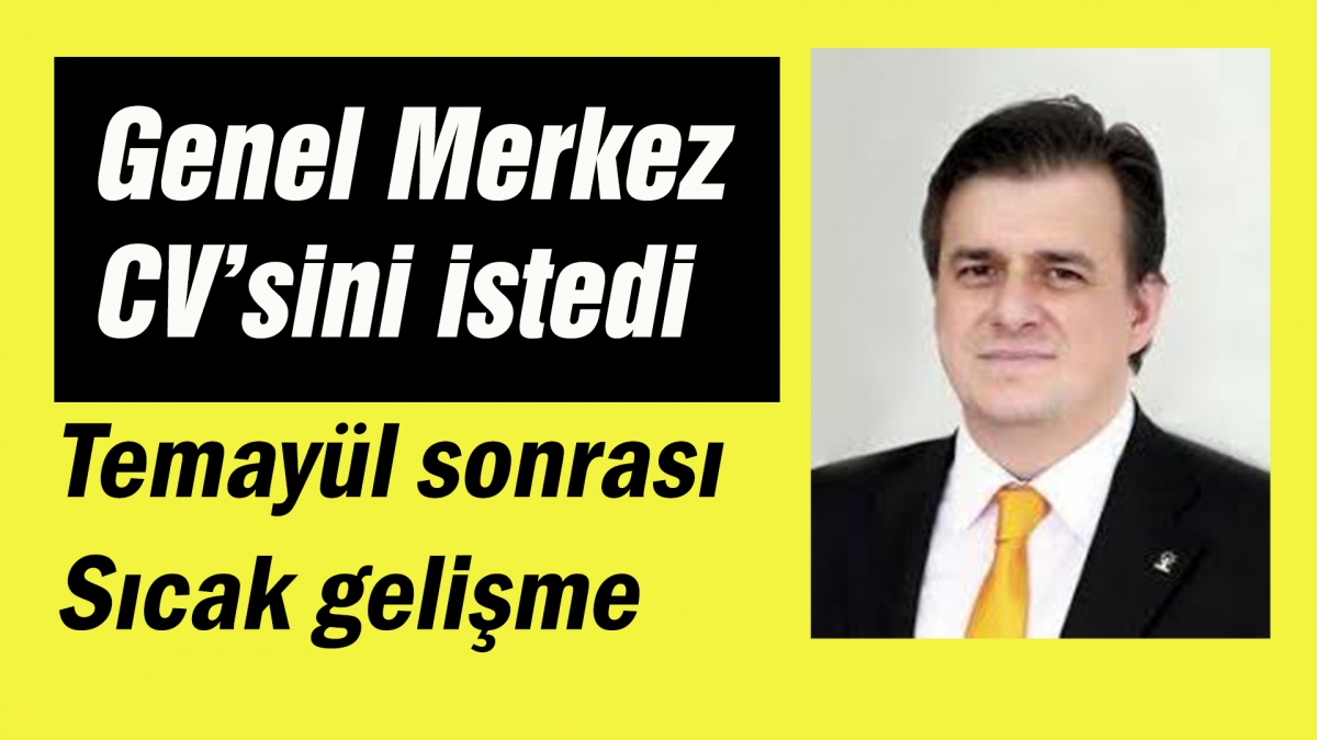 Burak Balaban'ın CV'si istendi