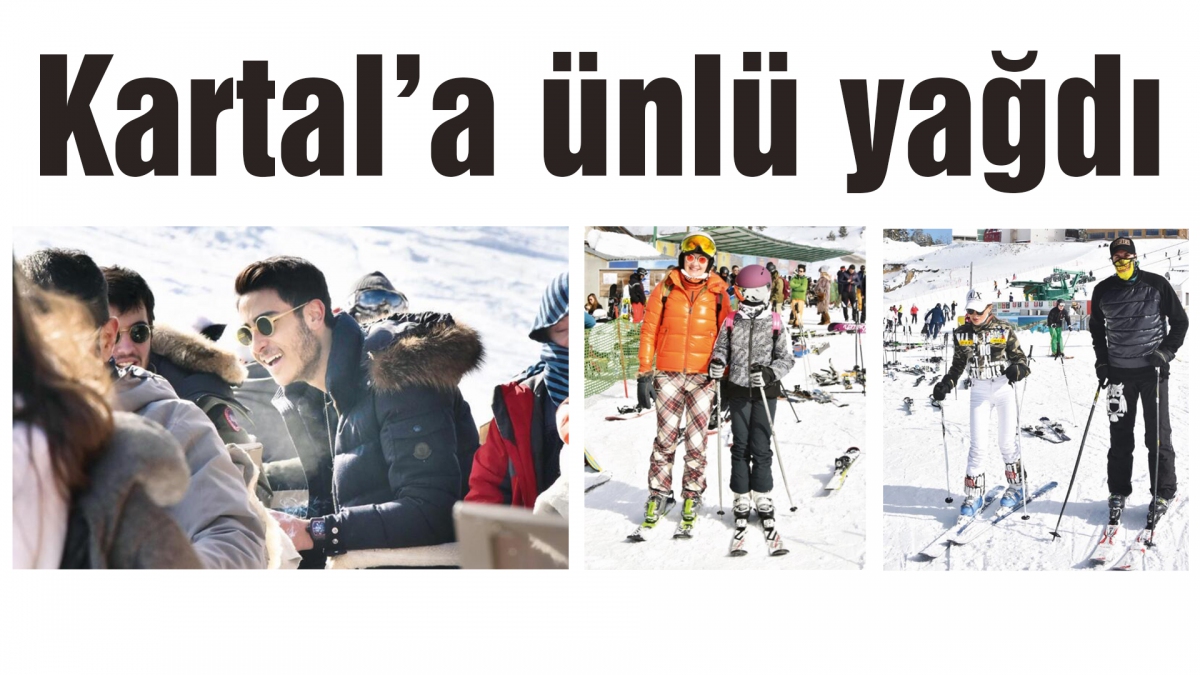 Kartal'a ünlü yağdı