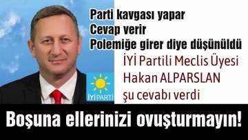 Boşuna elinizi ovuşturmayın