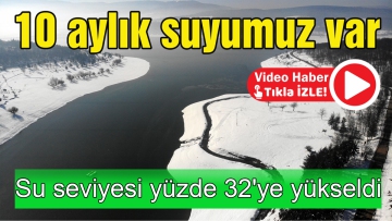 10 aylık suyumuz var