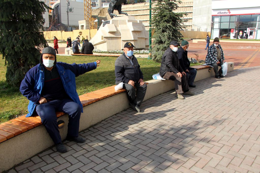 Ayı heykeli Bolu'yu ikiye böldü