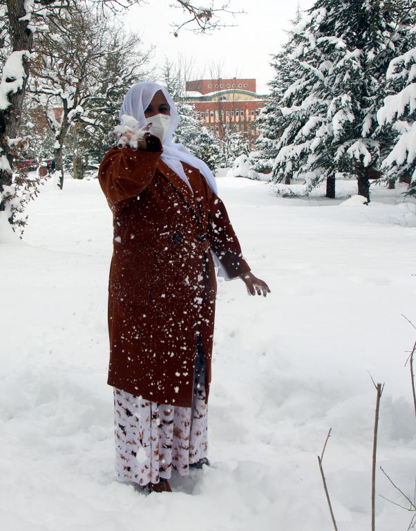 Somalili aile Bolu'da ilk defa karşılaştı