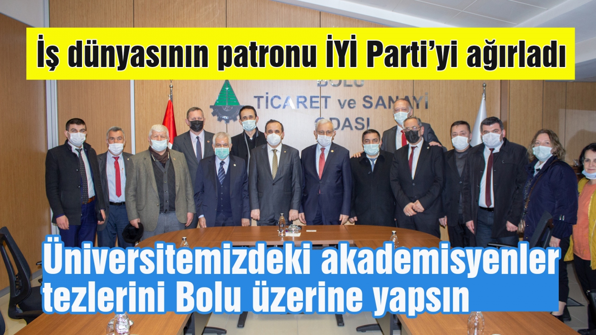 Üniversitemizdeki akademisyenler tezlerini Bolu üzerine yapsın