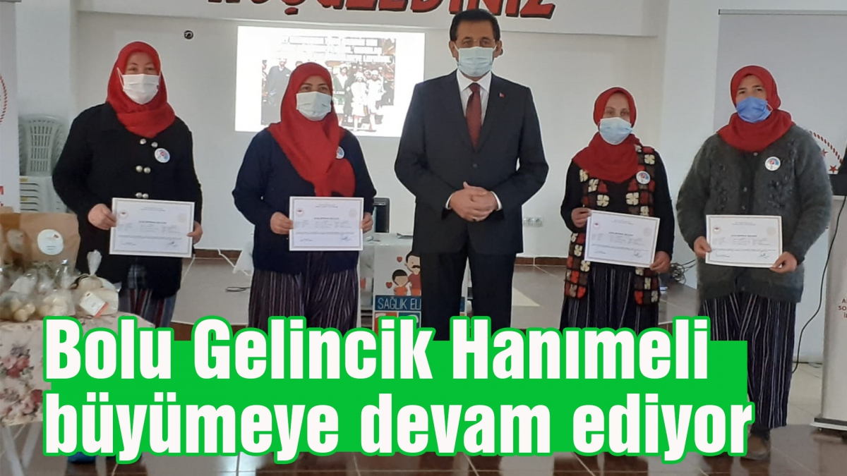 Bolu Gelincik Hanımeli büyümeye devam ediyor