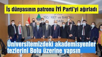 Üniversitemizdeki akademisyenler tezlerini Bolu üzerine yapsın