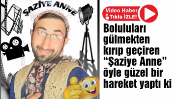 Şaziye Anne'den çiçekli 8 Mart kutlaması