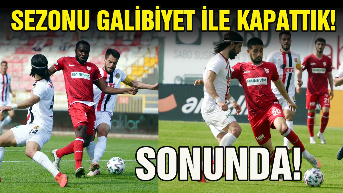 SEZONU GALİBİYET İLE KAPATTIK!