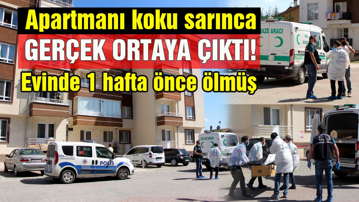 Evinde 1 hafta önce ölmüş