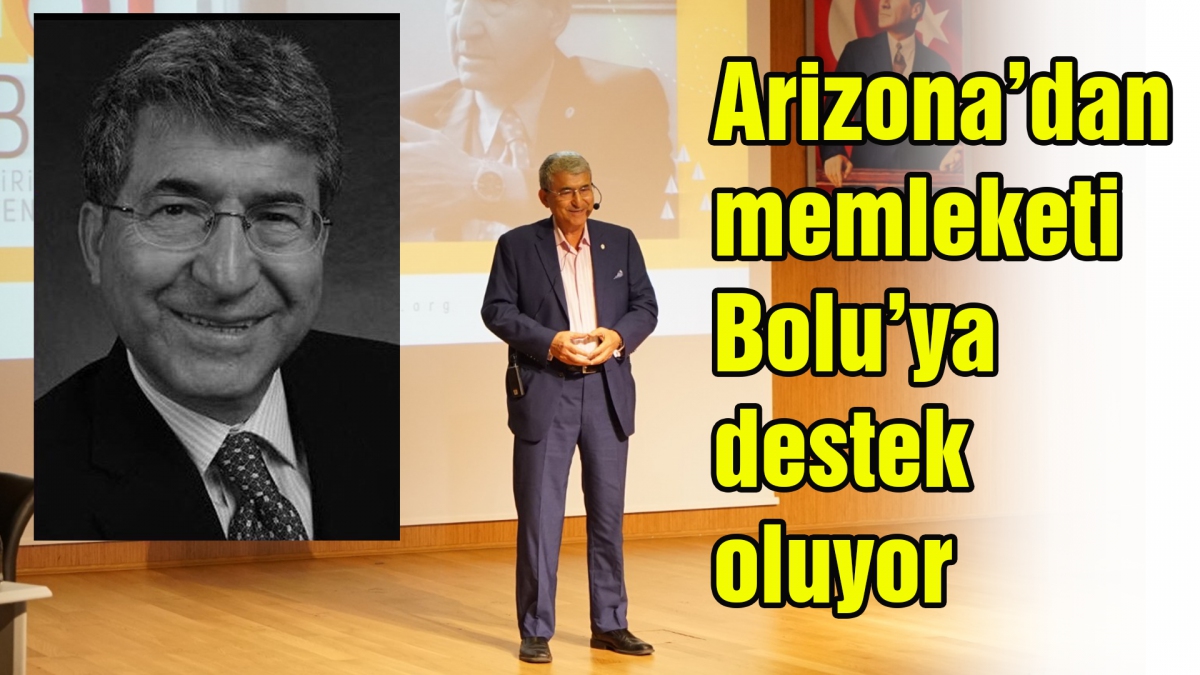 Arizona'dan memleketi Bolu'ya destek oluyor