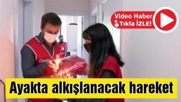 DM hastası gencin doğun gününü kutladılar