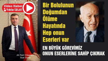 İzzet Baba'nın eserlerine sahip çıkmak en büyük görevimiz