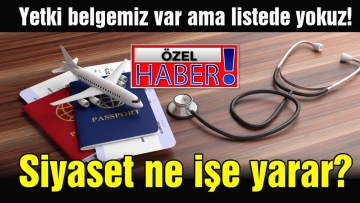 Yetki belgemiz var ama listede yokuz!