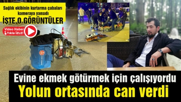 Yolun ortasında can verdi
