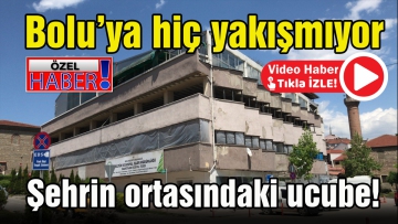 Şehrin ortasındaki ucube yıkılmayı bekliyor