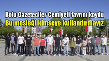 Bu mesleği kimseye kullandırmayız