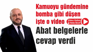 Abat belgelerle cevap verdi