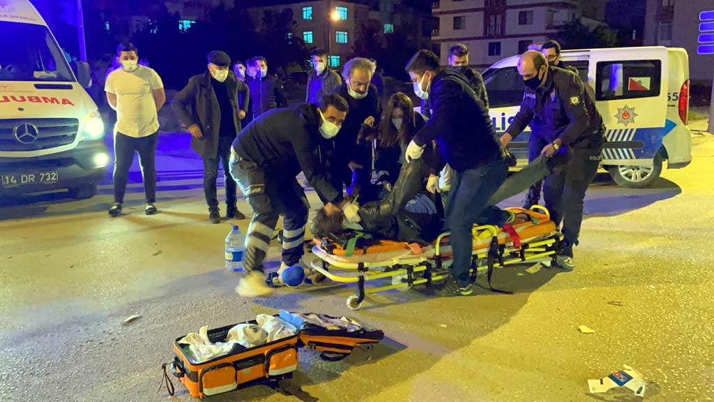 Yolun ortasında can verdi