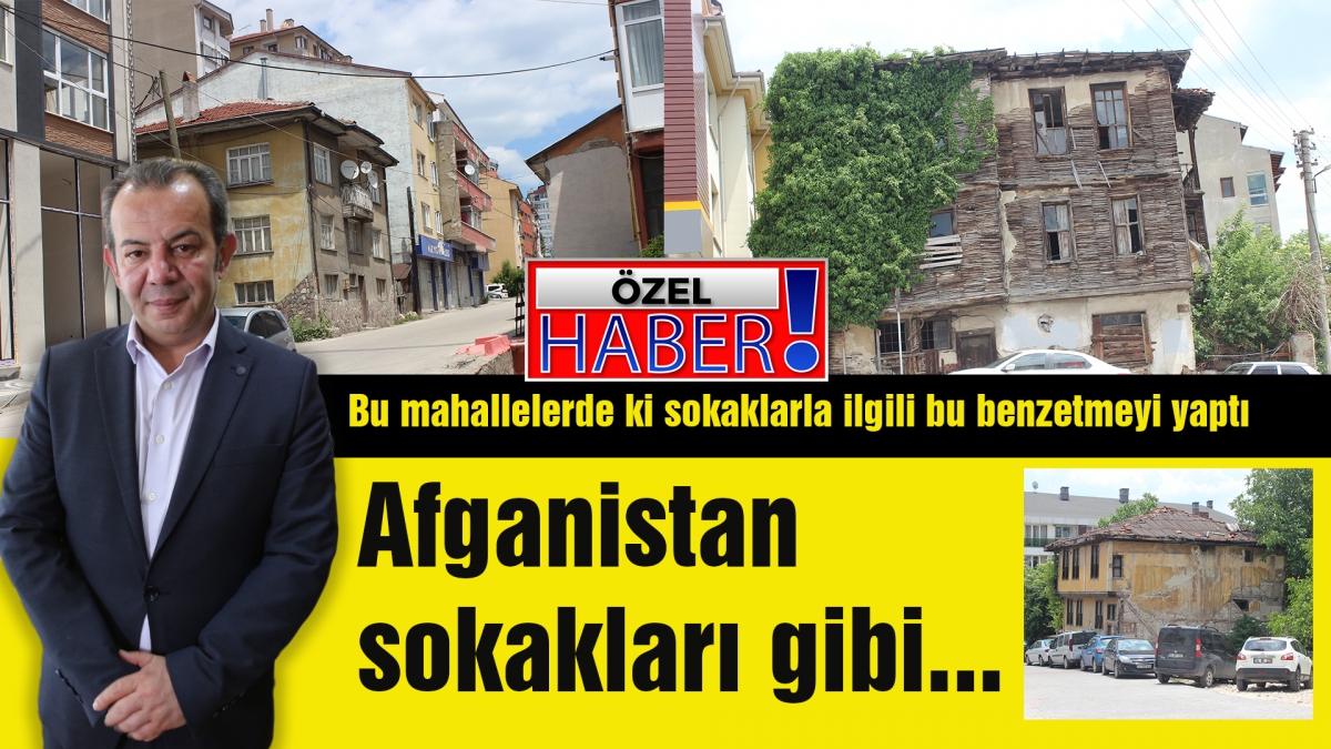 Afganistan sokakları gibi
