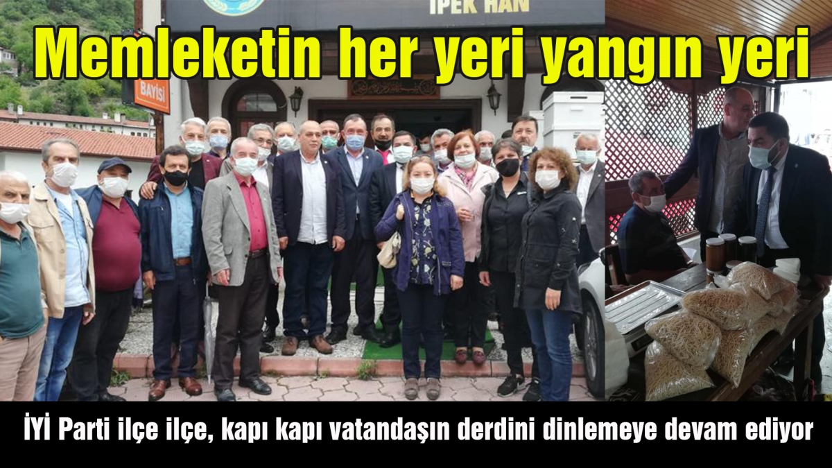 Memleketin her yeri yangın yeri