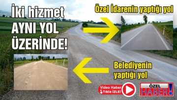 Aynı yolda iki kurum arasındaki hizmet farkı