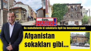 Afganistan sokakları gibi