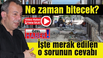 Yukarı Çarşı'da çalışma ne zaman bitecek?