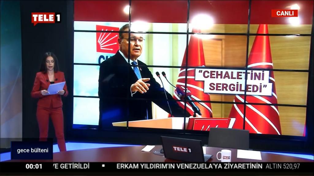 Tele 1'in gece bülteni Lara Kırmusaoğlu'na emanet