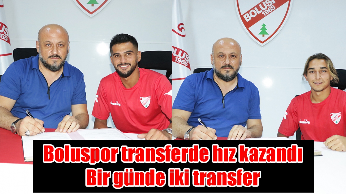 Boluspor'dan çifte transfer