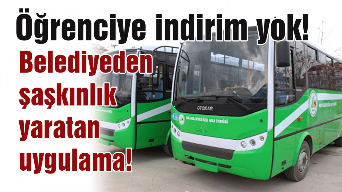 İkametgâhını Bolu'ya almayan öğrenciye indirim yok