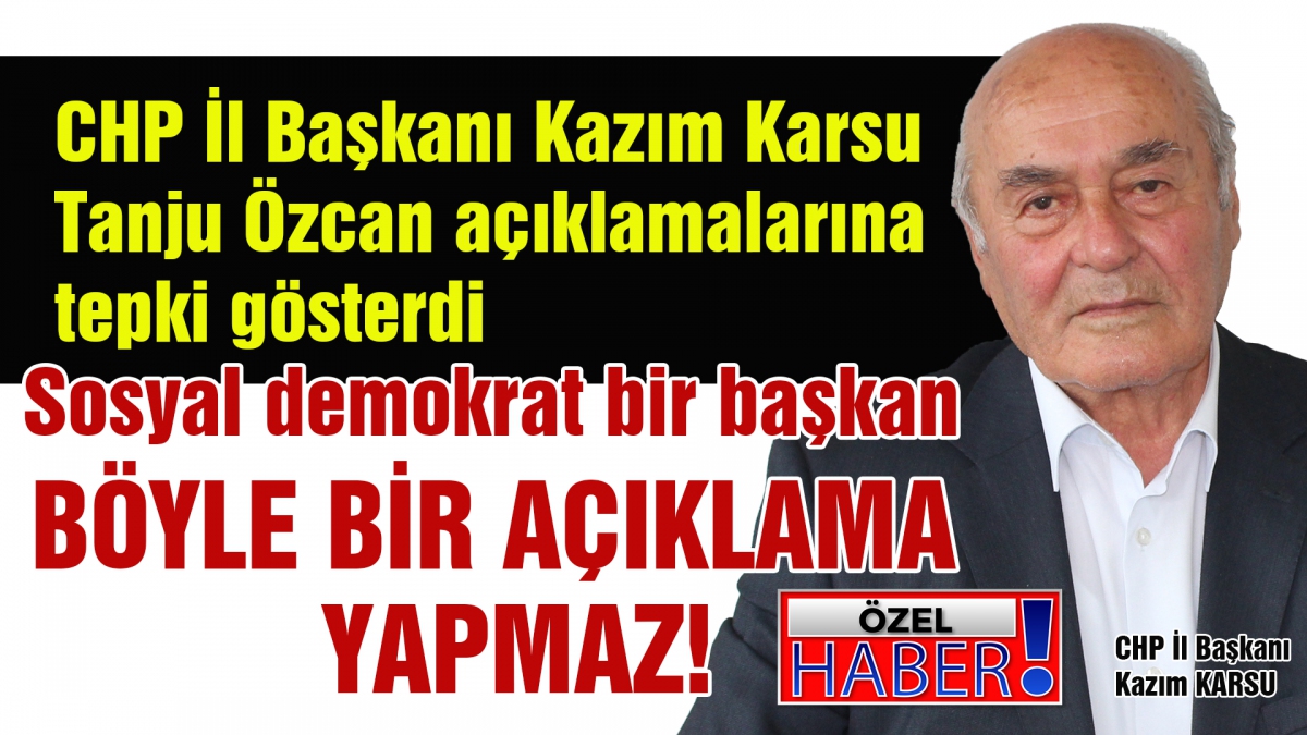 Sosyal demokrat bir başkan böyle bir açıklama yapmaz