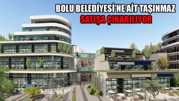 Bolu Bel A.Ş.'ye ait 1 adet taşınmaz açık teklif usulü ile satılacak