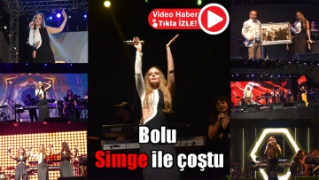 Bolu Simge ile coştu 