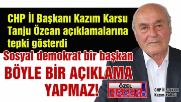 Sosyal demokrat bir başkan böyle bir açıklama yapmaz